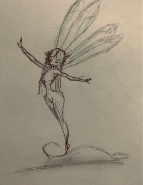 Arte Doodle, 2024 Art, Fairy Drawings, Arte Grunge, Indie Drawings, Grunge Art, Sketchbook Art Journal, Arte Sketchbook, Pencil Art Drawings