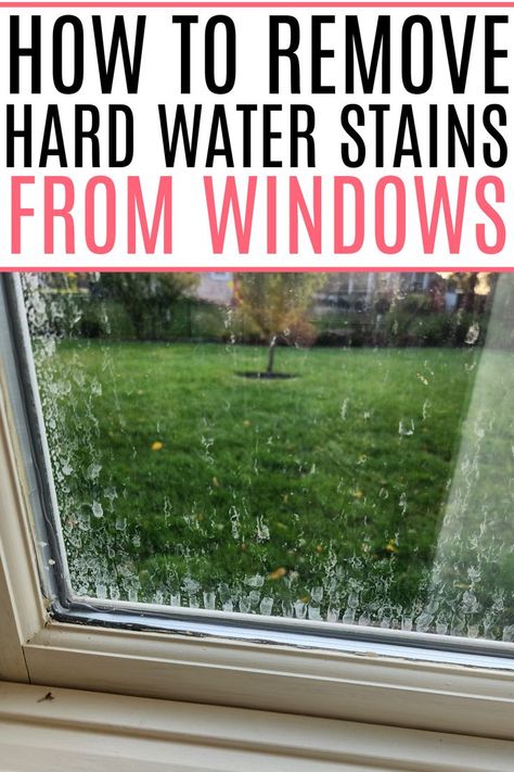 How To Clean Windows With Vinegar, How To Remove Water Spots From Windows, How To Get Hard Water Stains Off Windows, How To Get Water Spots Off Windows, Wash Outside Windows, Outdoor Window Cleaner Homemade, Washing Outdoor Windows, Steam Cleaning Windows, How To Wash Windows Outside