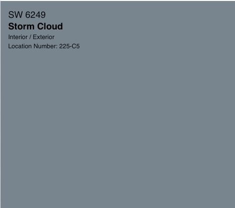 Blue Grey Paint Color Sherwin Williams Bathroom, Wherein Williams Storm Cloud, Sherwin Williams Storm Cloud Bathroom, Storm Cloud Sherwin Williams Bedroom, Storm Cloud Sherwin Williams Cabinets, Sherwin Williams Steel Blue, Sherwin Williams Storm Cloud Exterior, Sw Storm Cloud Cabinets, Best Gray Blue Sherwin Williams