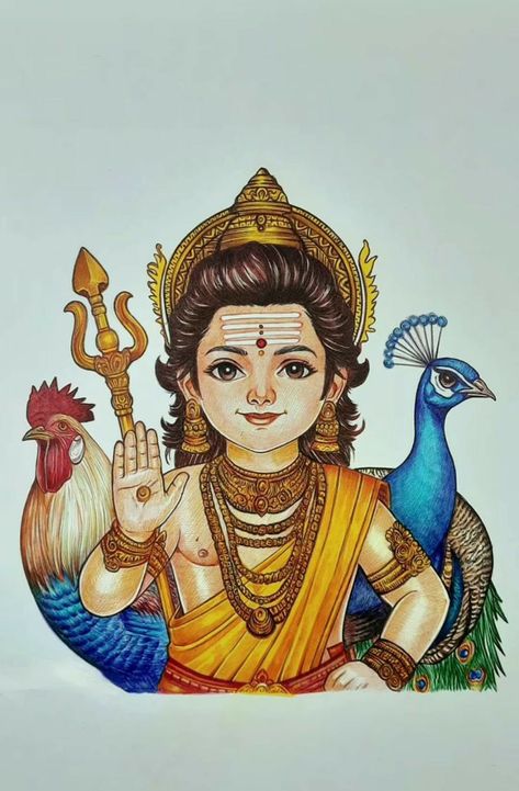 Murugan Images Drawing, Murugan Pencil Drawing Images, Murugan Drawing Images, Murugan Pencil Drawing, Muruga Wallpaper, Lord Murugan Painting, Murugan Drawing Pencil, Lord Murugan Drawing, Subramanyam Swamy