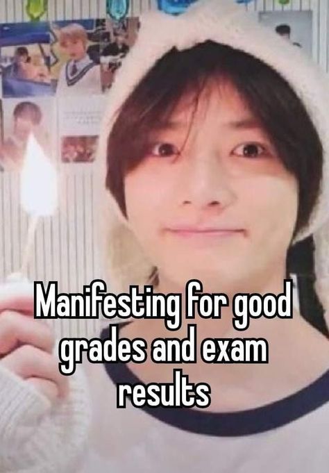 Manifesting For Exams, Exam Whisper, Grades Manifestation, Affirmations For Happiness, Luck Quotes, Academic Motivation, Good Luck Quotes, Study Motivation Quotes, Manifestation Board