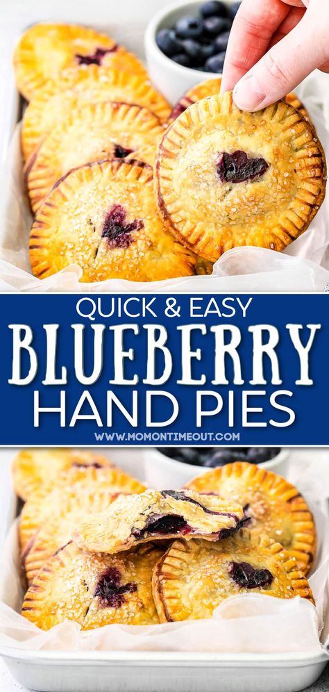 Blueberry Pie Tarts, Recipes Made With Blueberry Pie Filling, Blueberry Preserves Desserts, Fried Blueberry Pies, Blueberry Filling For Pie, Blueberry Turnovers With Pie Crust, Blueberry Hand Pie, Small Blueberry Pie, Individual Blueberry Pies