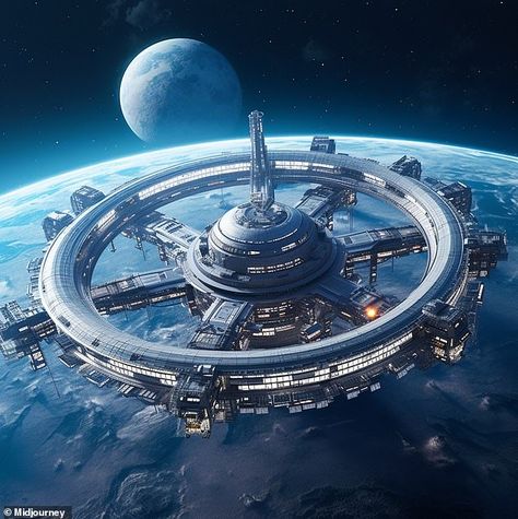 Sci Fi Space Station, Space Colony, Space Ships Concept, Dark Future, Space Ship Concept Art, Sci Fi Spaceships, Starship Concept, Space Fantasy, Rpg Map