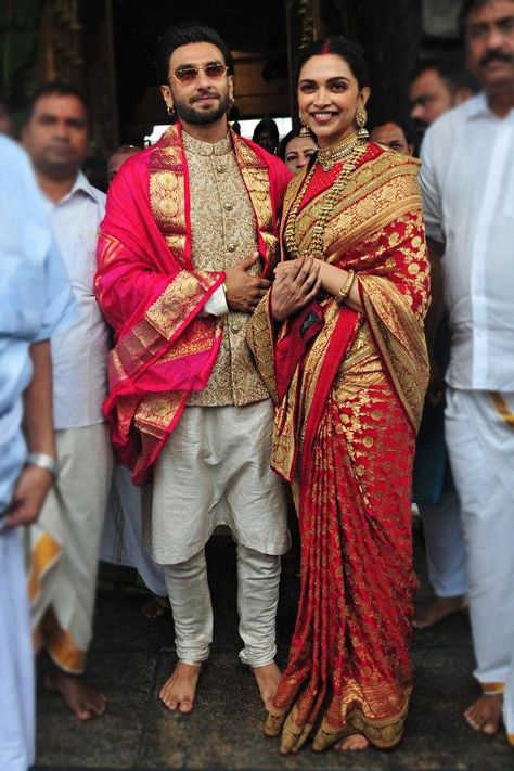 Red Saree Wedding, Reception Outfits, Bridal Trousseau, Red Sari, Bridal Sari, Wedding Dresses Men Indian, Designer Sarees Wedding, Shreya Ghoshal, Saree Wearing