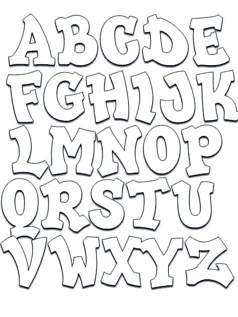 Big Fonts Alphabet, Graffiti Lettering Alphabet Fonts Style, Calligraphy Letters Alphabet Fonts, Graffiti Lettering Fonts Alphabet, Cool Lettering Styles, Lettering Styles Alphabet Fonts, Graphic Letters Alphabet, Alphabet Stencils Printables Free, Graphitti Letters Fonts