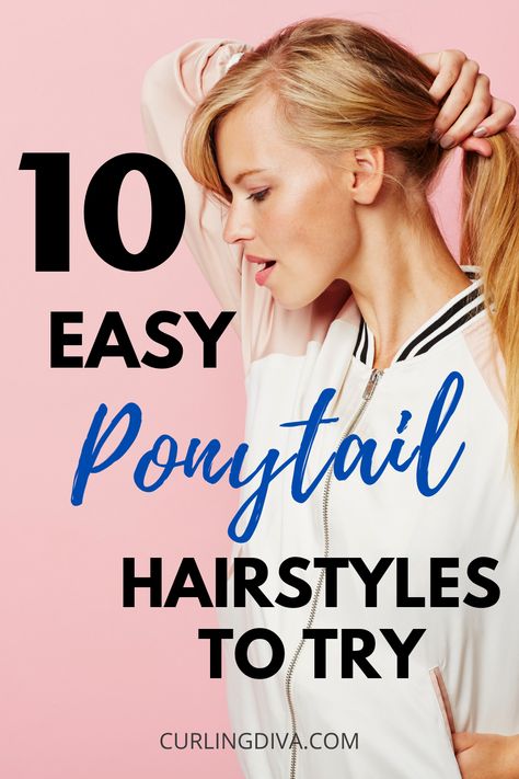 Ways To Do Ponytails, Easy Pulled Back Hairstyles For Medium Length Hair, Ponytail For Work Classy, Ponytail Updo Medium Length Hair, Ideas For Ponytails, Cheerleading Ponytail Hairstyles, Mess Ponytail Hairstyles, Ponytail Styles Medium Hair, Inverted Ponytail Hairstyles