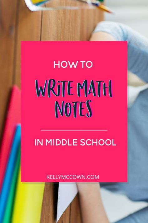 Cornell Notes For Math, Note Taking For Math, How To Take Notes For Math Middle School, Taking Math Notes Ideas, Best Note Taking Method For Math, Math Notes 8th Grade, Teaching Middle School Math, Grade 8 Math Notes, 8th Grade Math Notes