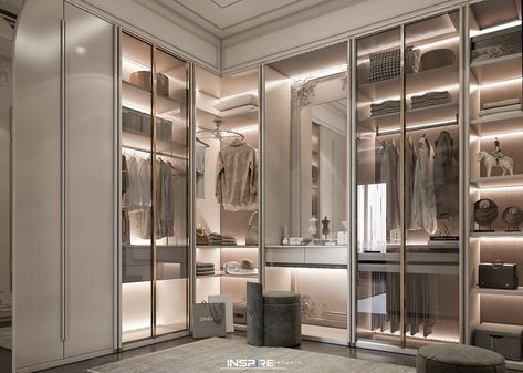 Dressing Room on Behance U Dressing Room, Dressing Room Modern Design, Walk In Wardrobe Design Ideas, Home Dressing Room Ideas, Dressing Room In Bedroom, Dressroom Ideas, Dressing Design For Bedroom, Closet Room Ideas Bedrooms, Wardrobe Room Design