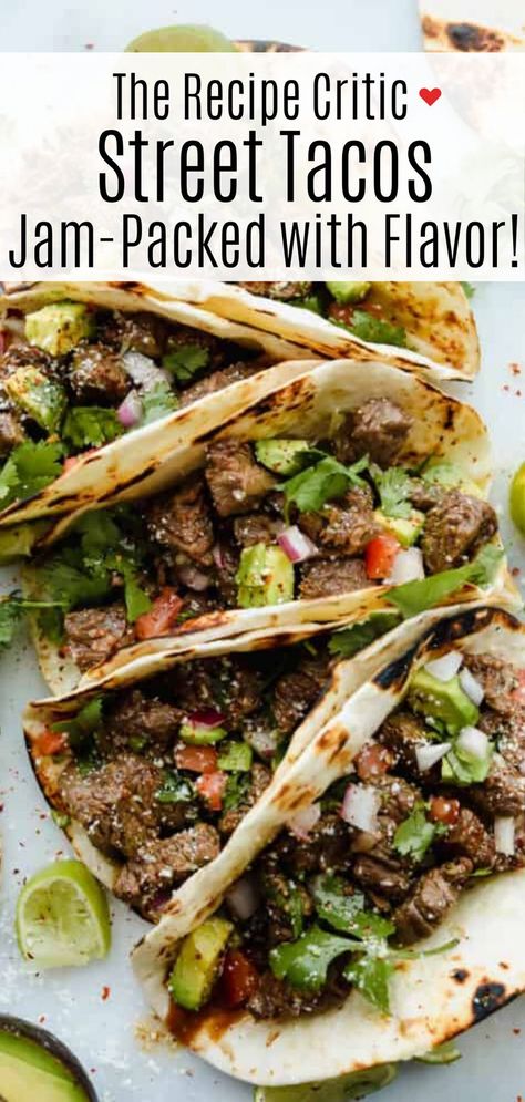 Street Tacos. Delicious, amazing, mouthwatering street tacos. I cannot stop thinking about these! T… | Mexican food recipes, Recipes, Mexican food recipes authentic Homemade Street Taco Tortillas, Street Taco Recipes Beef, Blackstone Griddle Street Tacos, Traditional Taco Recipes, Sauces For Street Tacos, Simple Street Tacos, How To Make The Best Tacos, Different Tacos Ideas, Stake Tacos Recipe Easy