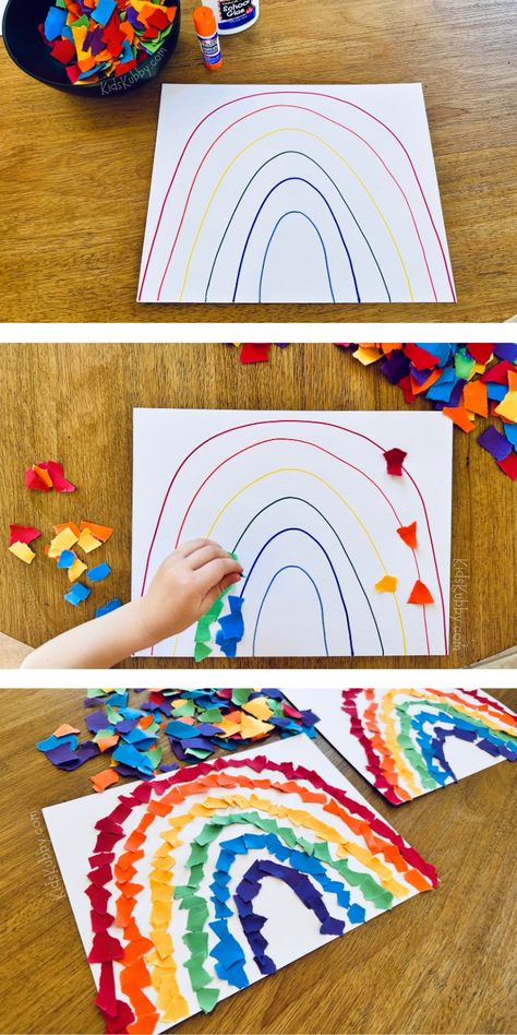 Vetenskapliga Experiment, Prek Crafts, Construction Paper Crafts, K Crafts, Toddler Art Projects, Homeschool Crafts, Toddler Arts And Crafts, Preschool Arts And Crafts, Daycare Activities