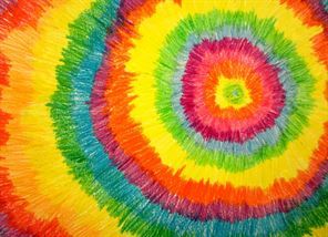 Artsonia Art Gallery - Color Wheel Starbursts Tie Dye Painting, Tie Dye Wallpaper, Tie Dye Bedding, Painted Post, Dye Techniques, Painting Ceramic Tiles, Gift Ideas Unique, Diy Tie, Hippie Wedding