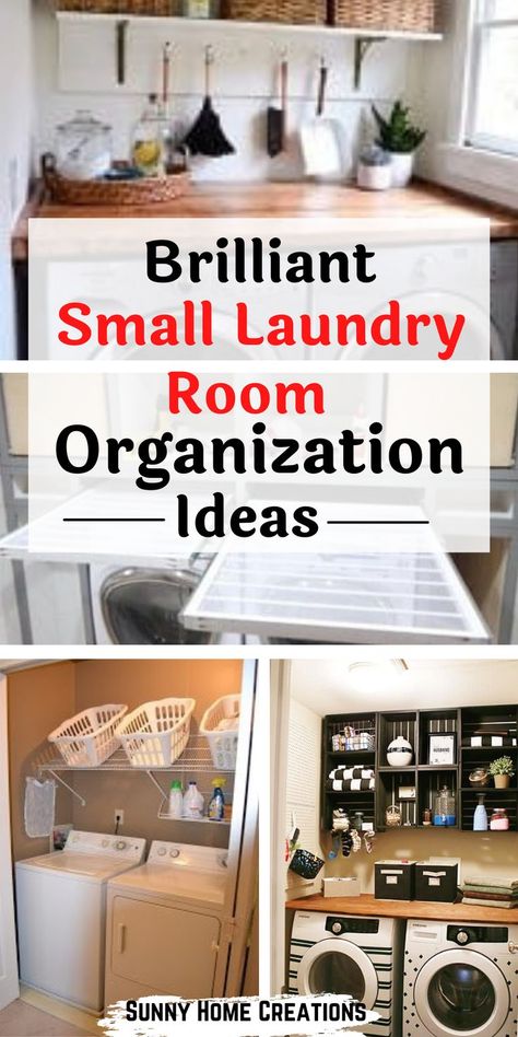 small laundry room organization ideas Shelving For Small Laundry Room, Laundry Shelf Over Washer Organization, Over The Laundry Storage, Organization Hacks Laundry Room, Laundry Room Organization With Wire Rack, Cheap Laundry Room Organization, Organize Small Laundry Closet, Laundry Room Bin Storage, Small Laundry Room Basket Storage