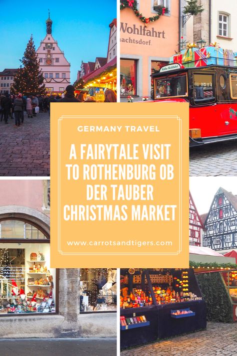 Wondering which are the best Christmas Markets to visit in Germany? Then find out why the small historic market in Rothenburg ob der Tauber should be on your list. #ChristmasMarket #holidayseason #festiveseason Germany In December, Trip To Germany, European City Breaks, Rothenburg Ob Der Tauber, Best Christmas Markets, Cities In Germany, Travel Germany, Visit Germany, Travel France