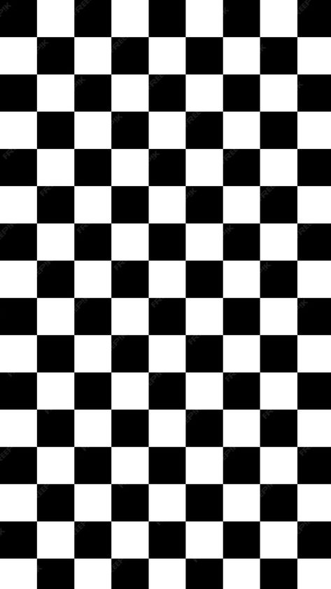 Premium Vector | Aesthetic cute vertical black and white checkerboard gingham plaid checkers wallpaper illustration perfect for backdrop wallpaper banner cover background for your design Checkers Aesthetic Wallpaper, Graphic Illustration Pattern, Checkerboard Aesthetic Wallpaper, Black Design For Scrapbook, Checker Board Pattern, Pattern Art Black And White, Black Checkered Wallpaper, Cute Checkered Wallpaper, Black And White Checkered Wallpaper