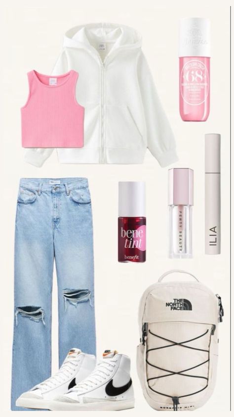 Tiktok Preppy, Cute Middle School Outfits, Preppy Outfits For School, Preppy Inspiration, Populaire Outfits, Preppy Clothes, Preppy Summer Outfits, Casual Preppy Outfits, Cute Lazy Day Outfits