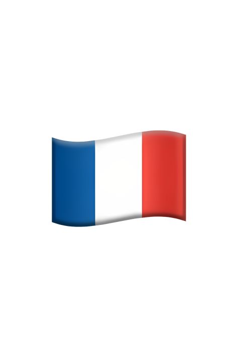 The emoji 🇫🇷 Flag: France depicts the national flag of France. It consists of three vertical stripes of equal width, colored blue, white, and red from left to right. The blue stripe is on the hoist side of the flag, while the red stripe is on the fly side. The white stripe is in the middle of the flag. The colors are bright and bold, and the overall appearance of the flag is simple yet striking. Clipperton Island, Belle Coloring Pages, Flag Of France, Flag Emoji, Apple Emojis, Flag Drawing, Scripture Coloring, Body Tutorial, Flag Coloring Pages