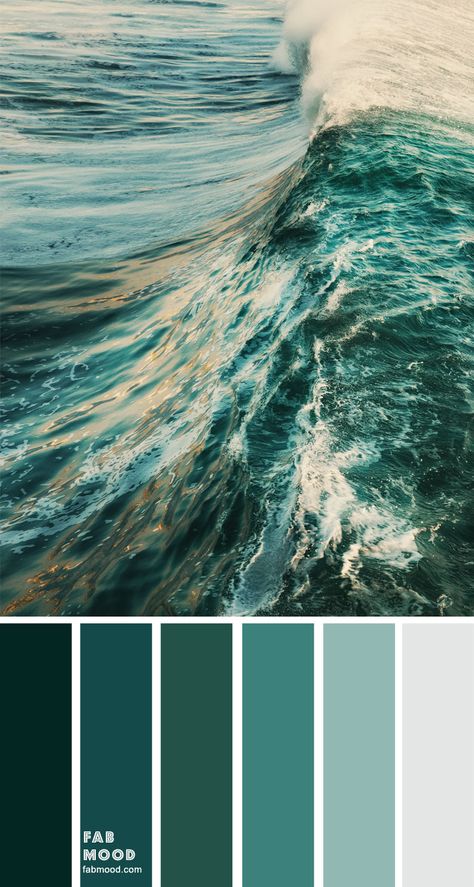 deep green color palette, color scheme, color ideas, emerald green, #summercolor #colorpalette deep green ocean color combos, emerald color palette #colors Blue Green Natural Color Palette, Deep Emerald Color Palette, Ocean Waves Color Palette, Ocean Green Color Palette, Deep Green Colour Palette, Green Ocean Color Palette, Green Blue Colour Scheme, Blues Greens Colour Palettes, Emerald Green Complimentary Color Palette