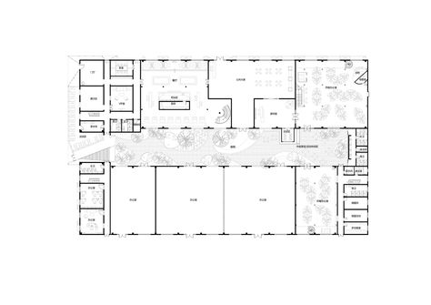 Workshop Plan Architecture, Factory Floor Plan, Workshop Floor Plan, Factory Plan, Workshop Architecture, Martial Arts Club, Studio Floor Plans, Workshop Layout, Workshop Plans