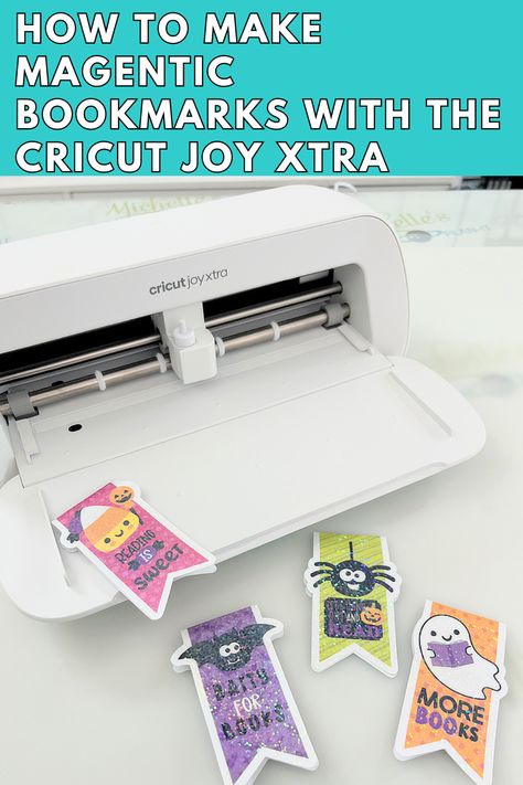 Magnet Bookmark Cricut, How To Make Bookmarks With Cricut, Cricut Joy Bookmarks, Cricut Magnetic Bookmarks, How To Make Magnetic Bookmarks, Magnetic Bookmarks Printables, Cricut Joy Extra Projects, Cricut Magnet Projects, Cricut Joy Xtra