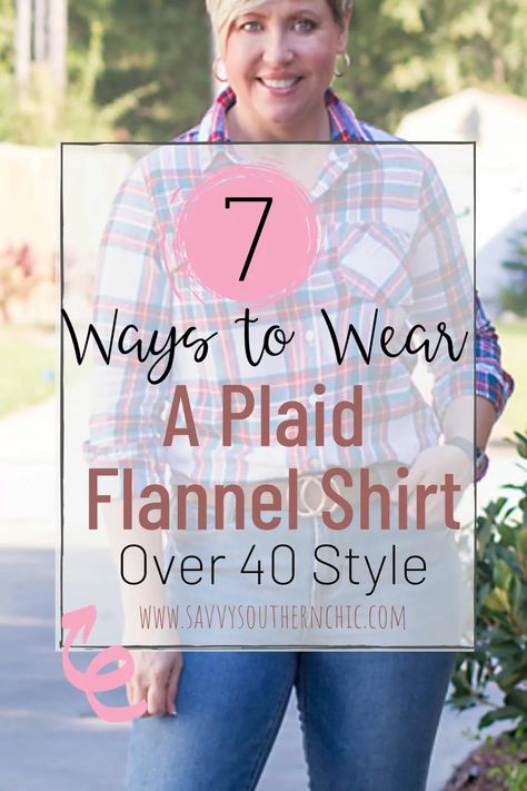 7 ways to wear a plaid flannel shirt Womens Flannel Shirt Outfits, Red Flannel Shirt Outfit, Womens Plaid Shirt Outfit, Plaid Flannel Shirt Outfit, Flannel Shirt Outfits, Red Flannel Outfit, Green Flannel Outfit, Plaid Flannel Outfit, Cute Flannel Outfits