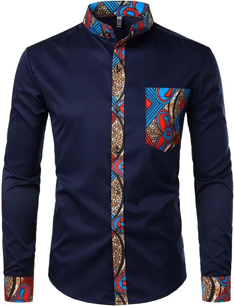 Tops Ankara, Men African Wear, Men African Fashion, Gents Shirts, African Shirt, African Print Shirt, African Wear Styles For Men, African Attire For Men, African Dresses Men