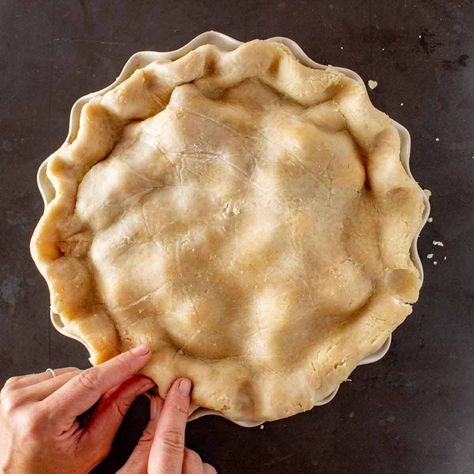 Best Pie Crust Recipe Crisco, Pie Crust Crisco Recipe, Original Crisco Pie Crust Recipe, Vintage Pie Crust Recipe, Cisco Pie Crust Recipe, Pie Crust Recipe Easy Crisco, Single Pie Crust Recipe Crisco, Butter Flavored Crisco Pie Crust, Crisco Pie Crust Recipe Homemade