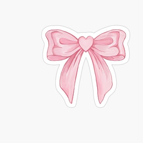 Get my art printed on awesome products. Support me at Redbubble #RBandME: https://www.redbubble.com/i/sticker/Pink-Heart-Bow-Sticker-by-DezzT/156310447.EJUG5?asc=u Coqquete Stickers Printable, Back To School Stickers Aesthetic, Bow Stickers Aesthetic, Couqutte Stickers, Pink Y2k Stickers, Valentines Day Stickers Aesthetic, Pink Bow Sticker, Girly Stickers Aesthetic, Valentines Stickers Aesthetic