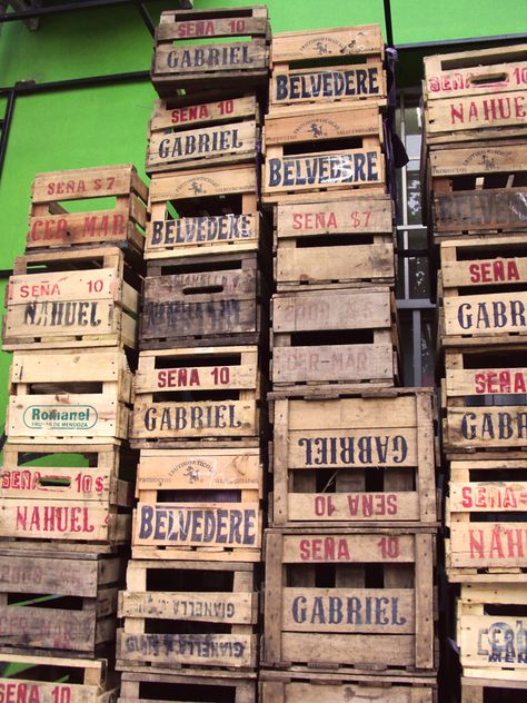 Theatre Camp, Fruit Crates, Pallet Desk, Vintage Wooden Crates, Beer Crate, Tree Fort, Wooden Things, New Things To Try, Fruit Crate