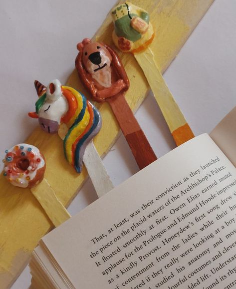 Shivangi Sah, Cute Bookmarks Handmade, 3d Bookmarks, Cute Bookmarks, Diy Bookmarks, Bookmarks Handmade, Acrylic Paints, 3 D, Product Launch