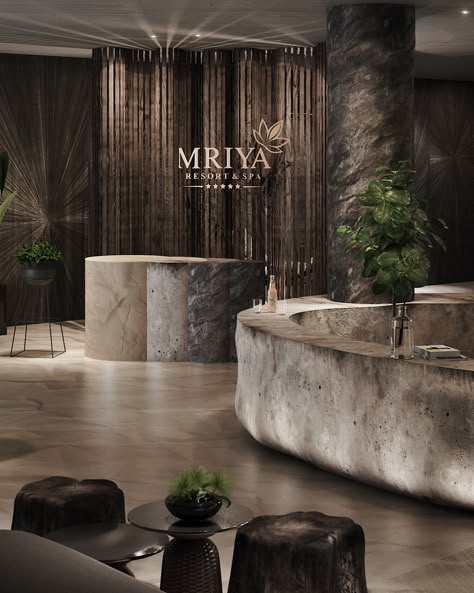 MRIYA Resort & SPA on Behance Luxury Spa Design, Deco Spa, Spa Luxe, Luxury Hotel Design, Dreams Spa, Spa Room Decor, Hotel Lobby Design, Resort Interior, Spa Interior Design