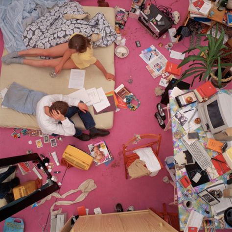 Pink floor 13 Going On 30 Aesthetic, Romcom Aesthetics, Cluttered Room, 30 Aesthetic, Romcom Movies, Romantic Comedies, East Side, Photography Inspo, New Yorker