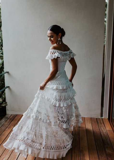 Boho Mexican Wedding Dress, Simple Spanish Wedding Dress, Mediterranean Style Wedding Dress, Latin Style Wedding Dress, Colombia Wedding Dress, Wedding Dresses Mexican Style Mexico, Mexican Wedding Viel, Mexican Ball Gown Wedding Dress, Traditional Wedding Dress Mexican