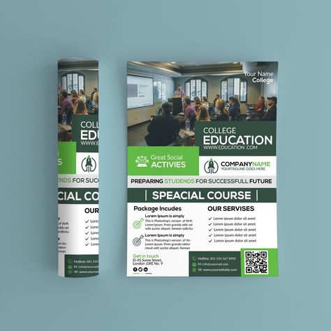 🎓 Education Admission College Flyer design - University - College Flyer Design - Education Flyer Design Capture attention with our vibrant flyer design, meticulously crafted to stand out. Whether you're promoting an upcoming event, showcasing a new product, or highlighting your services, this flyer is designed to leave a lasting impression. ------ I offer super competitive pricing across all of my products & design services, so contact me to arrange a branding package of your own! Key Featu... College Flyer Design, Education Flyer Design, Education Flyer, College Flyer, Design University, Flyer Design Layout, Branding Package, Products Design, University College