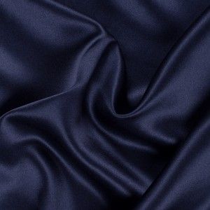 Navy Silk Crepe Back Satin Kids Robes, Silk Satin Fabric, Silk Fabrics, Bridal Fabric, Mood Fabrics, Floral Robes, Navy Blue Fabric, Navy Fabric, Wedding Fabric