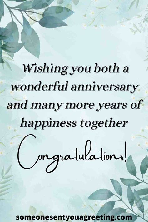 Wish your friends a happy anniversary on their big day with these anniversary wishes and quotes that are perfect for a card or said in person | #anniversary #wishes #friends #anniversarywishes Happy Marriage Anniversary Quotes, Anniversary Quotes For Friends, Happy Wedding Anniversary Quotes, Anniversary Quotes For Couple, Happy Anniversary Messages, Anniversary Wishes Quotes, Anniversary Wishes For Friends, Marriage Anniversary Quotes, Anniversary Wishes For Couple