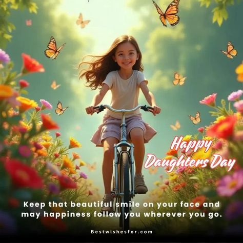 Happy Daughters Day 2024 Quotes, Wishes & Messages | Best Wishes Happy International Daughters Day Wishes, Happy Daughter Day Quotes, Daughter's Day Message, Happy Daughters Day Quotes Beautiful, Daughter Day Wishes, Happy National Daughters Day Quotes, Happy Daughters Day Images, Daughters Day Images, Messages For Daughters