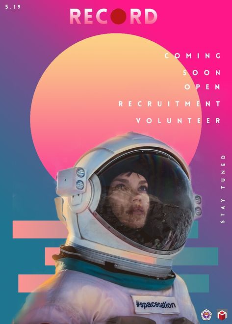 #astronaut #poster #graphicdesign Astronaut Poster Design, Astronaut Graphic Design, Astronaut Poster, Nasa Poster, Space Hero, Astronaut Design, Astronaut Party, Space Theme Party, Outer Space Theme