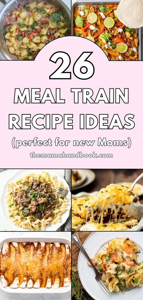 Looking for meal train recipes ideas? These dishes are perfect to take to a friend or a new mom for dinner. Not sure what to make for a meal train? Try these recipes for a meal train, they’re some of the best meal train recipes for thoughtful and easy meals. Meal Train Ideas Dinners, Meal Train, Dinner Train, Meal Train Recipes, Things To Make, Best Dishes, What To Make, New Mom, Easy Dinner Recipes