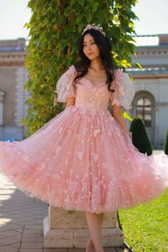 Birthday Dress Long Frock, Pink Butterfly Outfit, Cute Birthday Dresses For Women, Dresses For Birthday Women, Borthday Dress, Cute Dresses For Birthday, Dress Ideas For Birthday, Butterfly Dress Aesthetic, Birthday Style Dresses