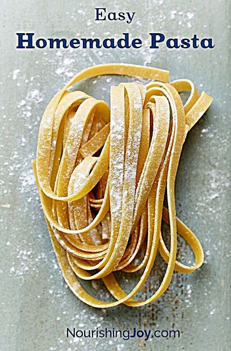 Easy Homemade Pasta, Homemade Pasta Dough, Pasta At Home, Makanan Italia, Resep Pasta, Homemade Pasta Recipe, Pasta Easy, Pasta Casera, Make Pasta