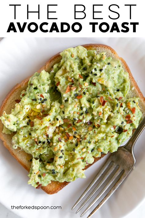 Best Avocado Toast Recipe, The Best Avocado Toast, Best Avocado Toast, Toast Recipe Breakfast, Avocado Recipes Breakfast, Avocado Toast Recipe, Toasted Bread, Avocado Recipes, Toast Recipes