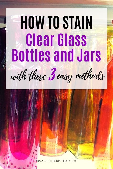 Glass Bottle Diy Projects, Tinting Glass, Painted Glass Bottles, Glass Bottle Diy, Diy Glass Bottle Crafts, Wine Bottle Art, Glass Bottles Art, Wine Bottle Diy Crafts, Painted Wine Bottles