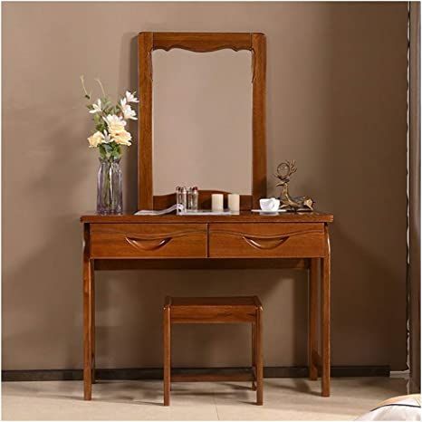 Makeup Table With Mirror, Corner Makeup Vanity, Villa Furniture, Mirror Furniture, Foldable Mirror, Table With Mirror, Dressing Table Storage, Table Dressing, Mirror Stool