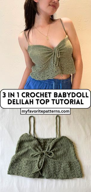 Babydoll Top Pattern, Babydoll Top Outfit, Crochet Babydoll, Peplum Top Outfits, Diy Crochet Cardigan, Stylish Tops For Girls, Crochet Tube Top, Tube Top Outfits, Crochet Tank Tops