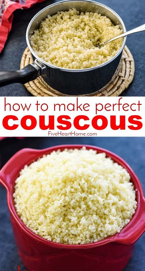 Amigurumi Patterns, Molecular Gastronomy, Couscous, Parmesan Couscous, Simple Couscous Recipes, Tenderloin Recipes Crockpot, Making Couscous, Couscous Recipe, Scones Ingredients