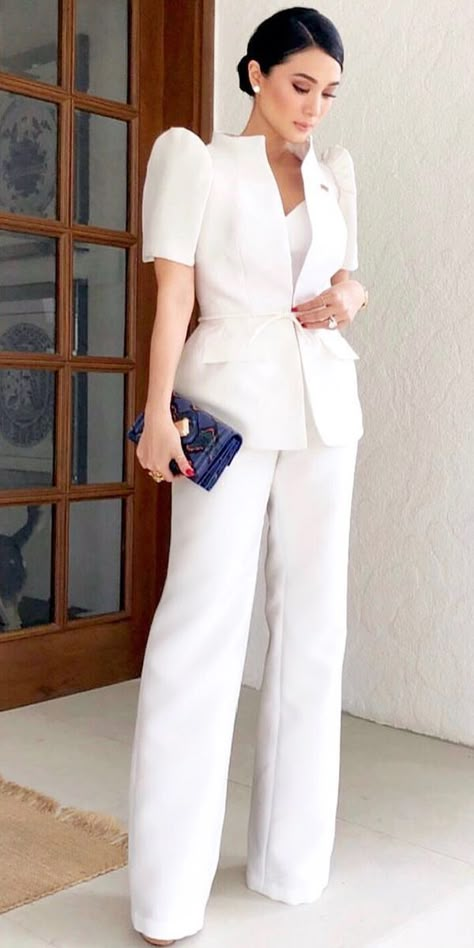 Filipiniana Outfit, Filipiniana Modern, Indian Dresses Modern, Modern Filipiniana Gown, Filipiniana Wedding Dress, Filipiniana Gown, Modern Filipiniana Dress, Filipiniana Wedding, Wedding Pantsuit