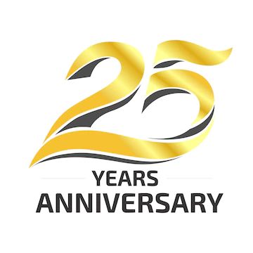 Premium Vector | 25 years gold anniversary vector logo template 25 Years Anniversary, Anniversary Logos, 25 Year Anniversary, Anniversary Sign, Anniversary Logo, Gold Anniversary, 25th Anniversary, Year Anniversary, Graphic Design Logo