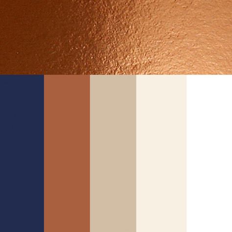 Copper Color Palette Bathroom, Navy Bronze Color Palette, Navy Gold Rust Color Palette, Navy Tan Color Palette, Blue Rust Cream Color Scheme, Copper Blue Color Scheme, Tan And Blue Color Scheme, Blue Rust Gold Color Palette, Orange Brown Blue Color Scheme