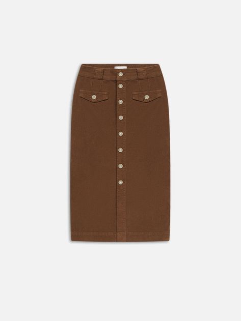 Corduroy skirt outfit