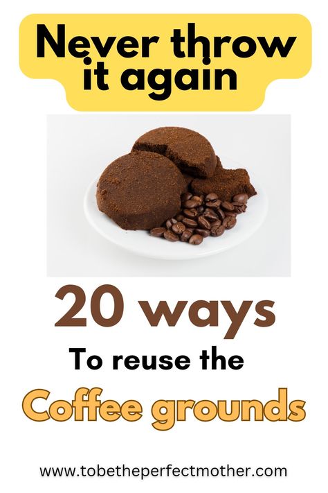 20 ways to reuse the coffee grounds Ways To Reuse Coffee Grounds, What Can You Do With Coffee Grounds, Ways To Use Coffee Grounds, How To Reuse Coffee Grounds, What To Do With Leftover Coffee Grounds, Used Ground Coffee Uses, Coffee Grounds Uses Skin, Leftover Coffee Grounds Uses, Coffee Grounds For Skin